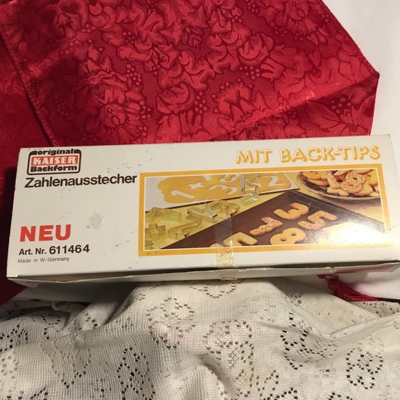 VINTAGE~Kaiser Backform Numbers Cookie Cutters~Zahlenausstecher - Picture 3 of 5